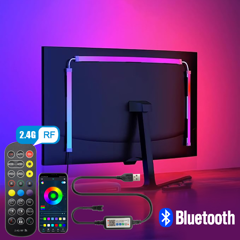 No Rgb Gaming Pc - Computer Screen Light Strip Monitor RGBIC