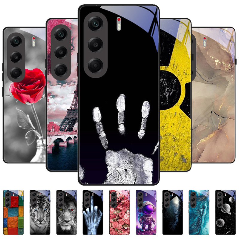 Pc Case Tempered Glass - For Tecno Camon 40 4G CM5