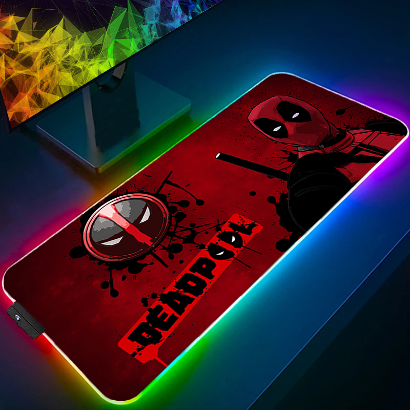 Pc Gaming Keyboard And Mouse - LED Mouse Pad Gaming Backlight Lock
