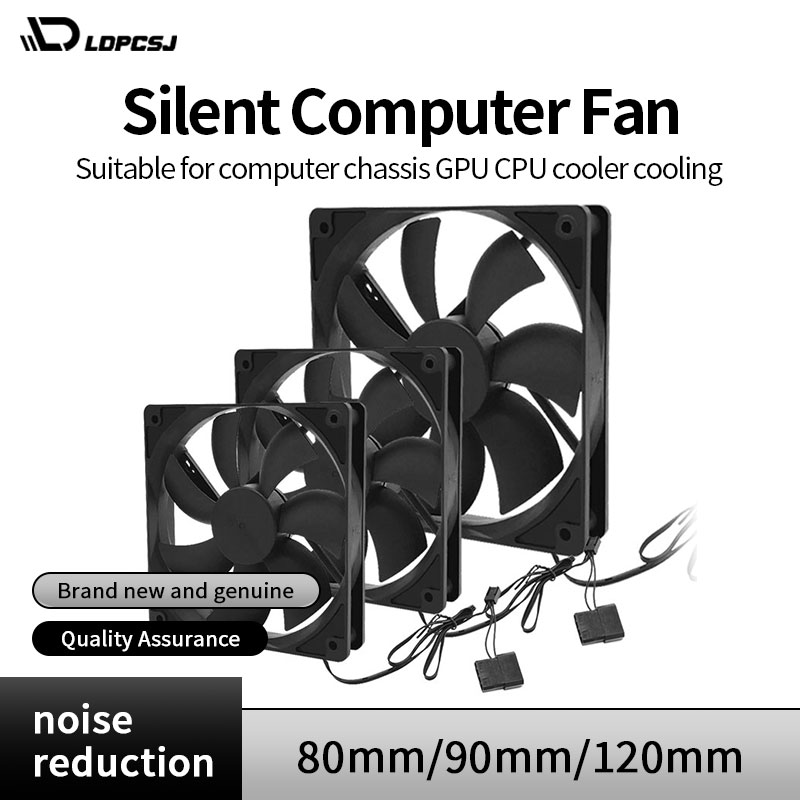 Pc Case Fan - 80mm 90mm 120mm Quiet Computer Fan