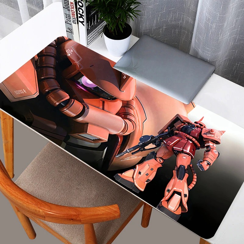 Pc Gaming Keyboard And Mouse - 90x40cm Gundam Zaku II Mouse Pad