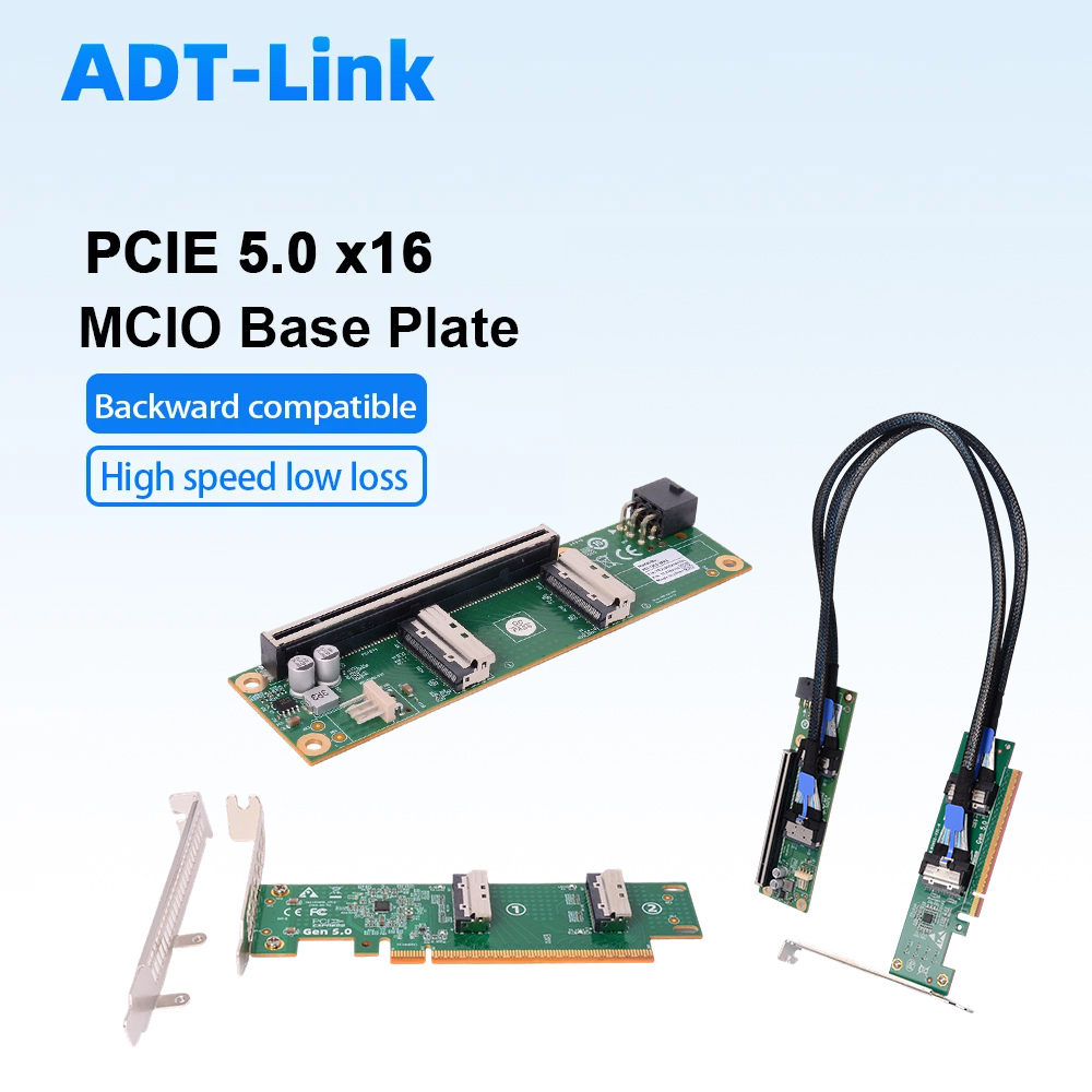 Gpu Vertical Mount - ADT-Link PCIe 5.0 X16 To MCIO