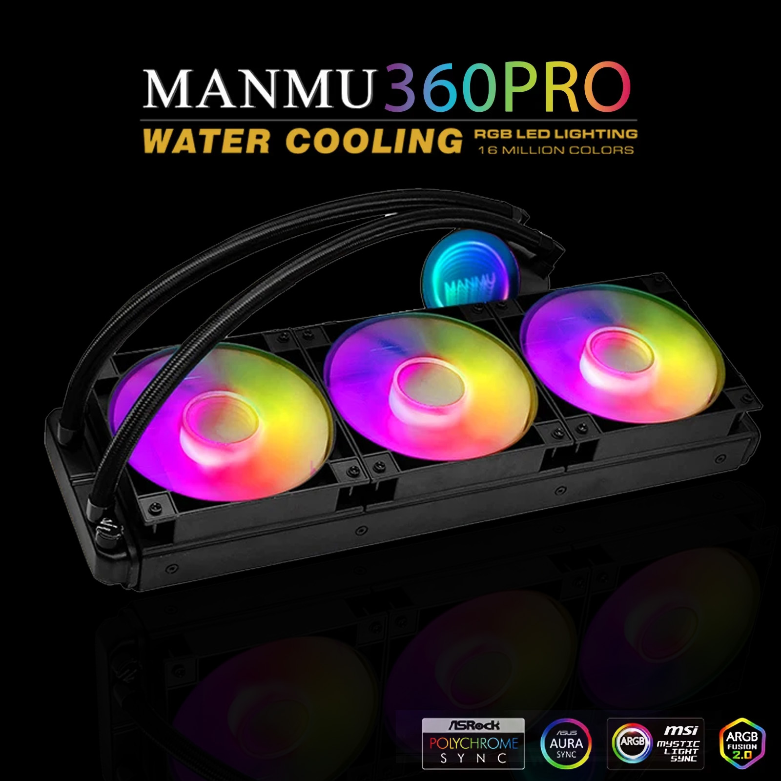 Pc Water Cooling - MANMU 360mm Cpu Water Cooler Am4