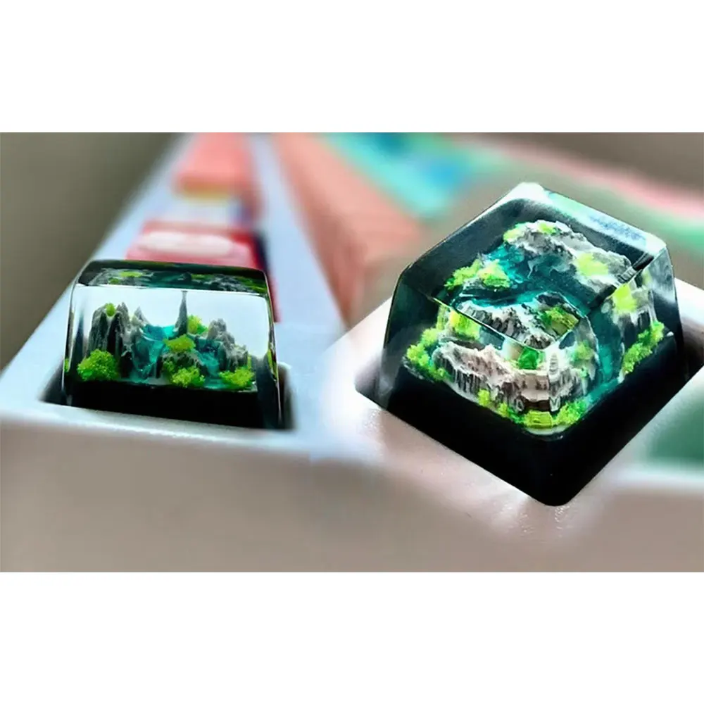 No Rgb Gaming Pc - Mountain And Sea Artisan Resin RGB