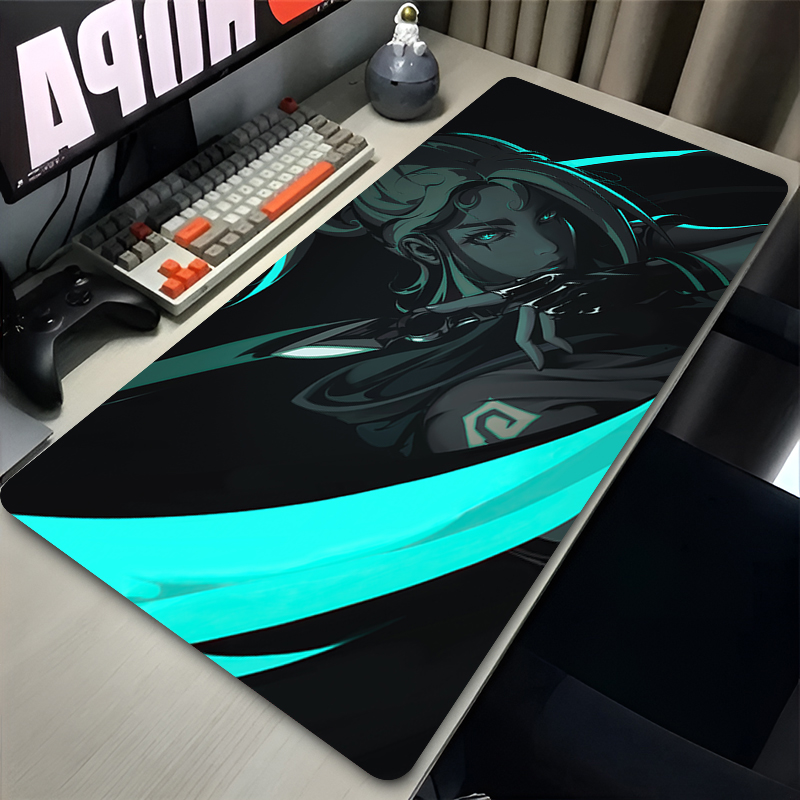 Pc Gaming Keyboard And Mouse - Mouse Pad Hot Game Valorant Jett