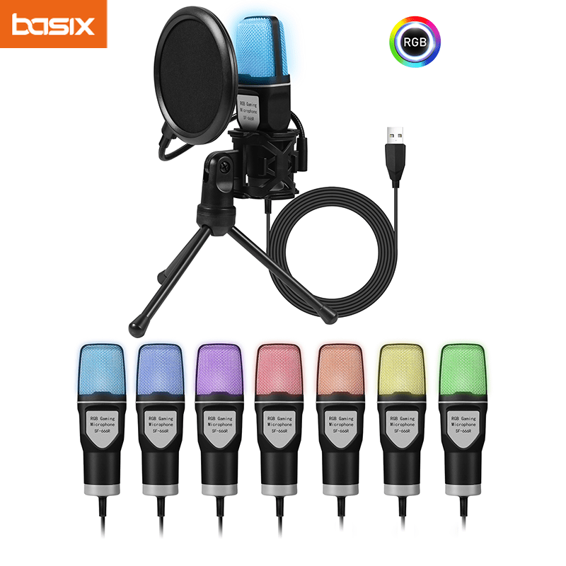No Rgb Gaming Pc - Gaming USB Microphone for PC Condenser