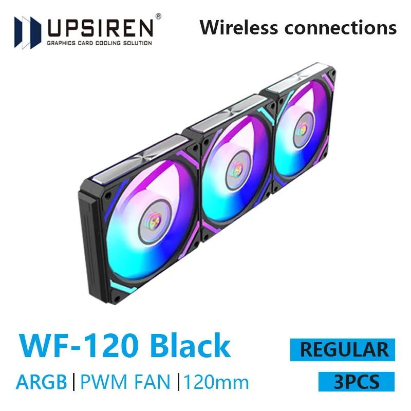 Pc Case Fan - UPSIREN WF-120 ARGB PWM 3PCS Chassis