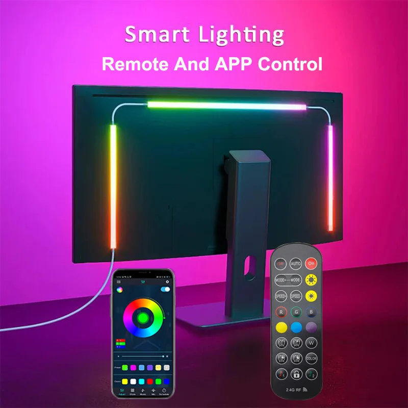 Computer Screen Light Strip Mo - огляд і ціна No Rgb Gaming Pc