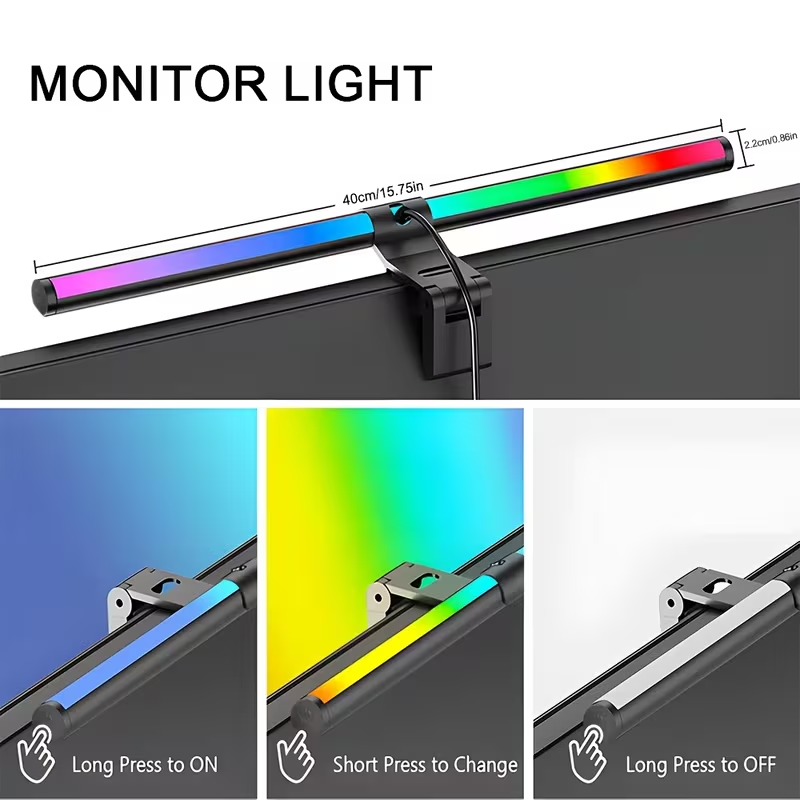 USB Powered LED Monitor Light  - огляд і ціна No Rgb Gaming Pc
