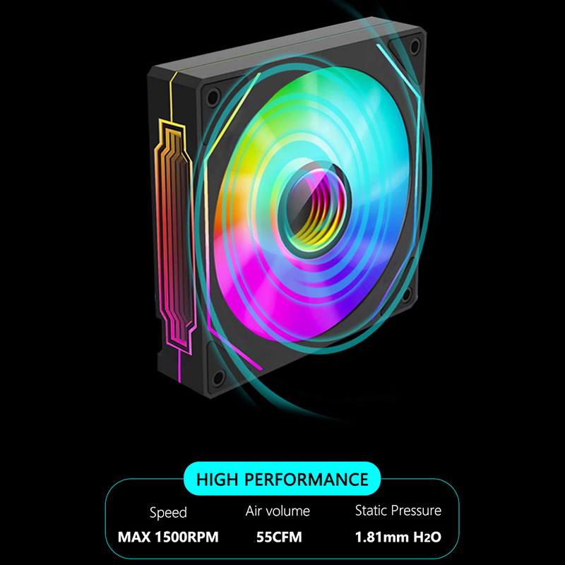 JUMPEAK MS120 120mm Case Fan 5 - огляд і ціна Pc Water Cooling