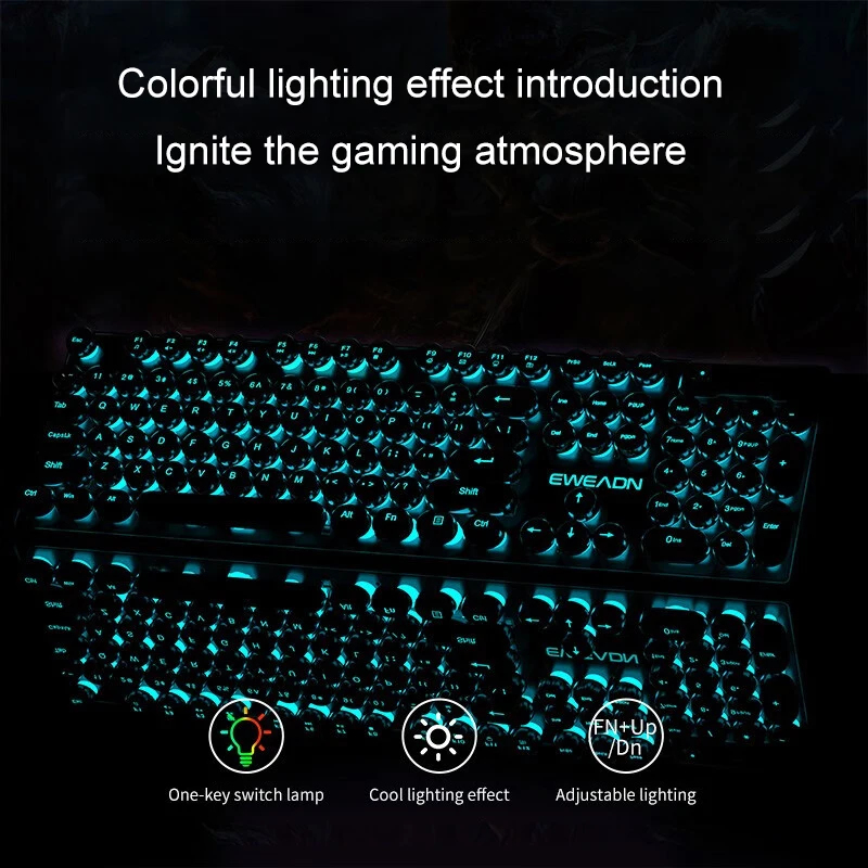 Retro Punk Mechanical Feel Key - огляд і ціна No Rgb Gaming Pc