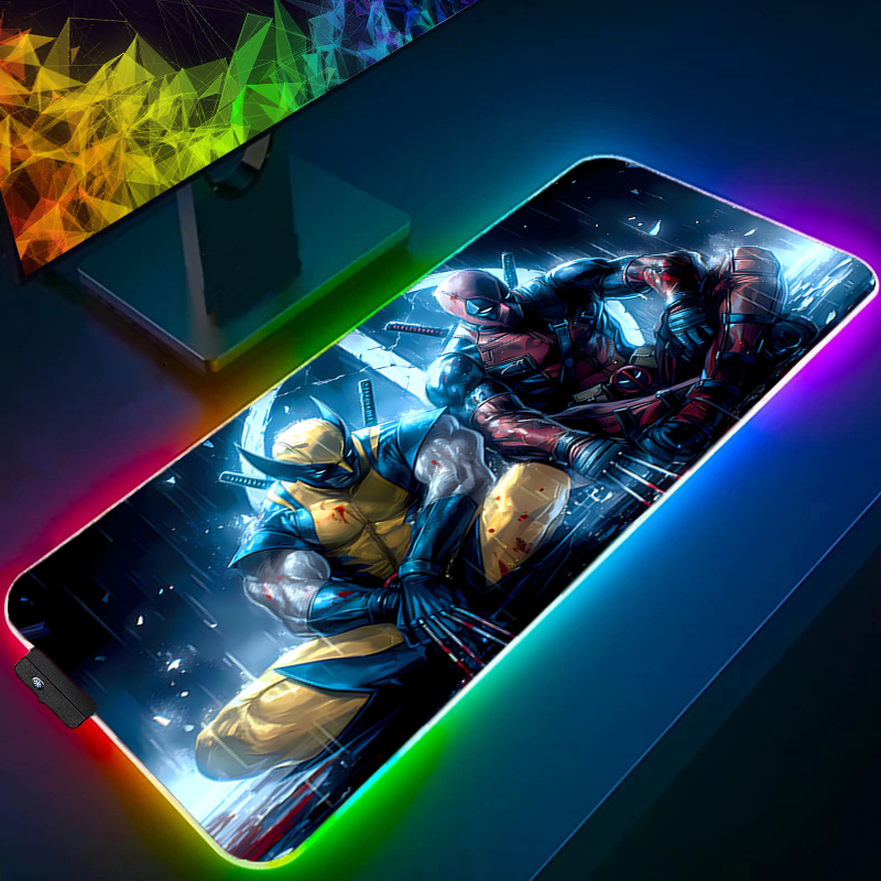 LED Mouse Pad Gaming Backlight - огляд і ціна Pc Gaming Keyboard And Mouse