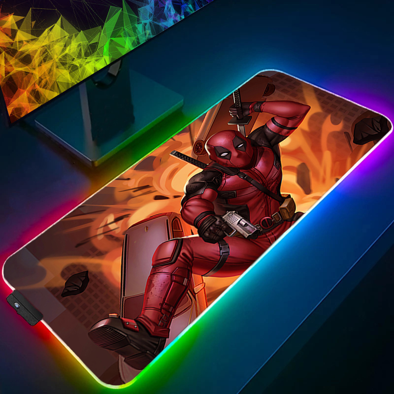 LED Mouse Pad Gaming Backlight - огляд і ціна Pc Gaming Keyboard And Mouse