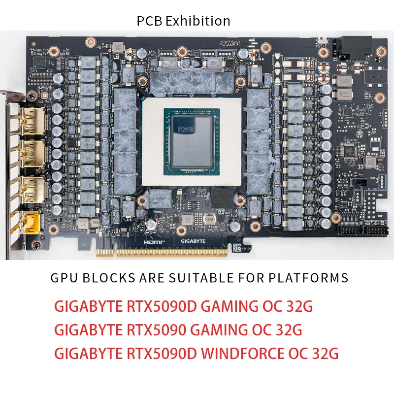 Bykski N-GV5090DWF-X GPU Block - огляд і ціна No Rgb Gaming Pc
