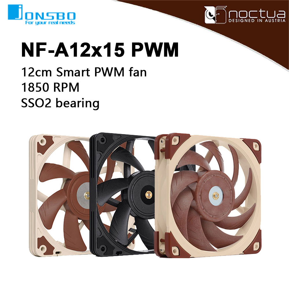Noctua NF-A12x15 PWM Chromax.b - огляд і ціна Pc Case Fan