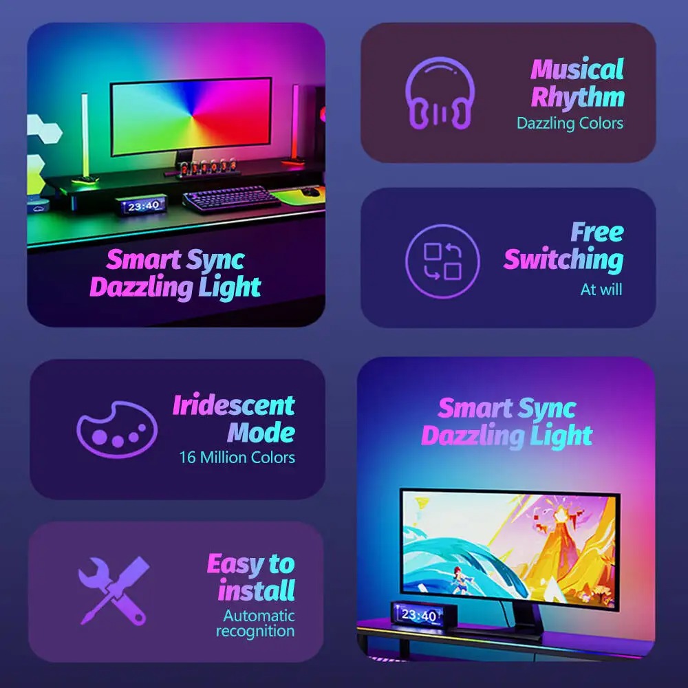 3/4sides RGB Sync Light Strip  - огляд і ціна No Rgb Gaming Pc