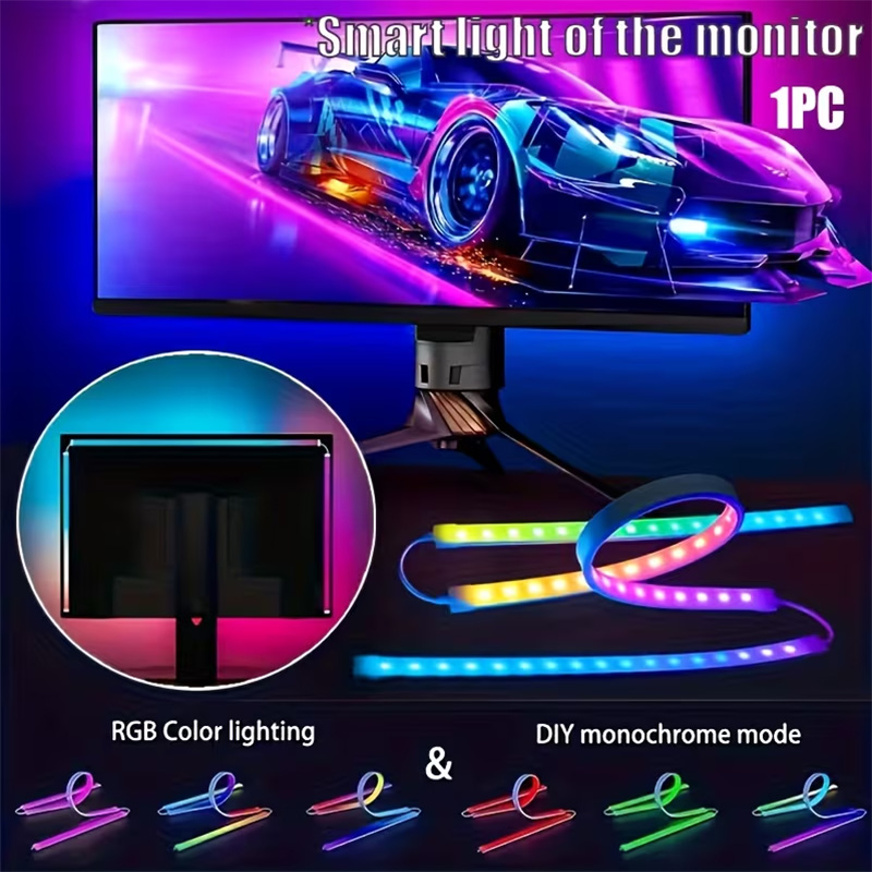 RGB Gaming Lights Strip Monito - огляд і ціна No Rgb Gaming Pc