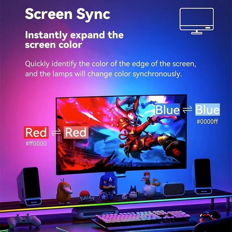 RGB Gaming Lights Strip Monito - огляд і ціна No Rgb Gaming Pc