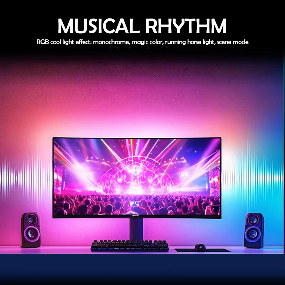 RGB Gaming Lights Strip Monito - огляд і ціна No Rgb Gaming Pc