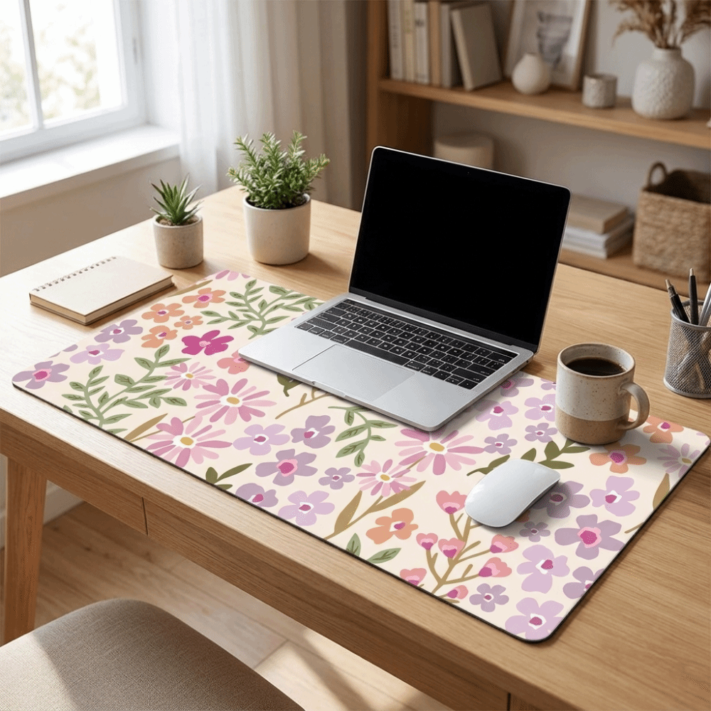 Stain-resistant Large Floral D - огляд і ціна Gaming Desk Mat
