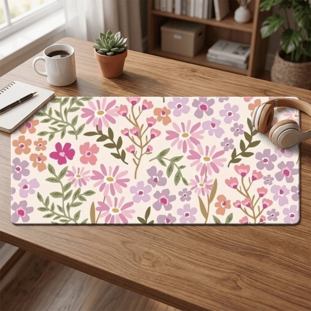Stain-resistant Large Floral D - огляд і ціна Gaming Desk Mat