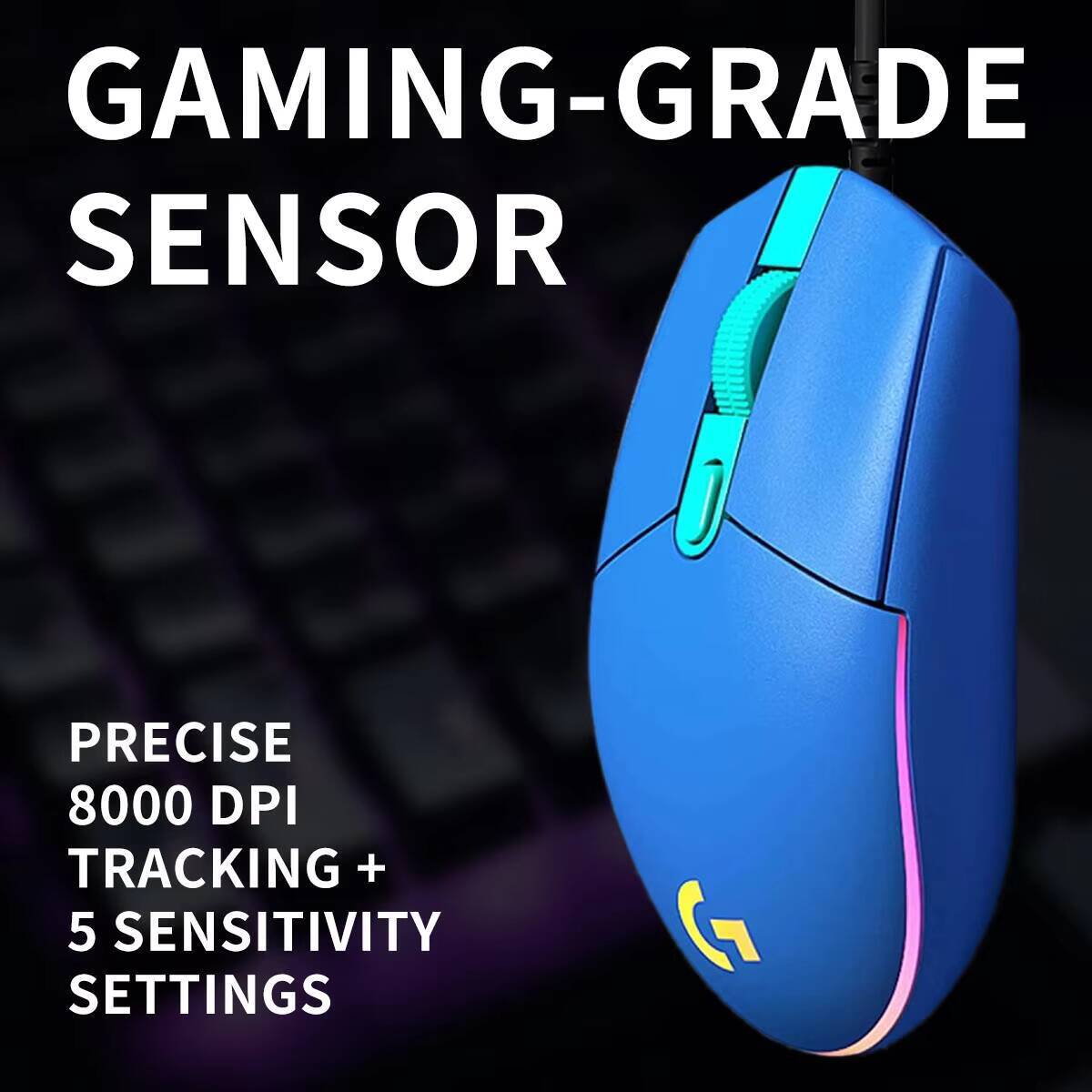 Logitech G203 Gaming Mouse 800 - огляд і ціна Logitech Mouse G203