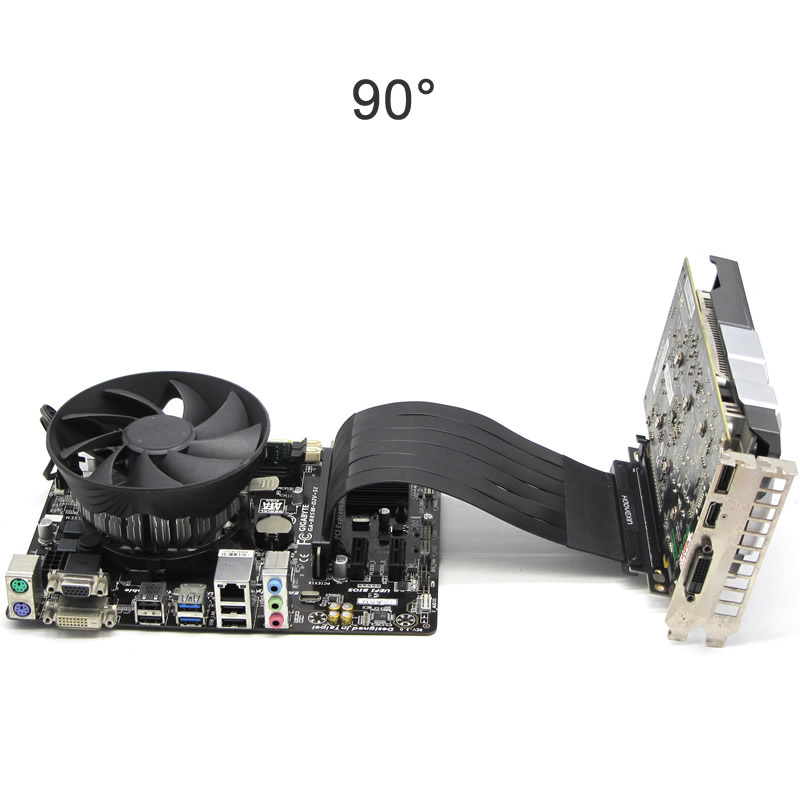 PCIe Riser Cable Graphics Card - огляд і ціна Gpu Vertical Mount