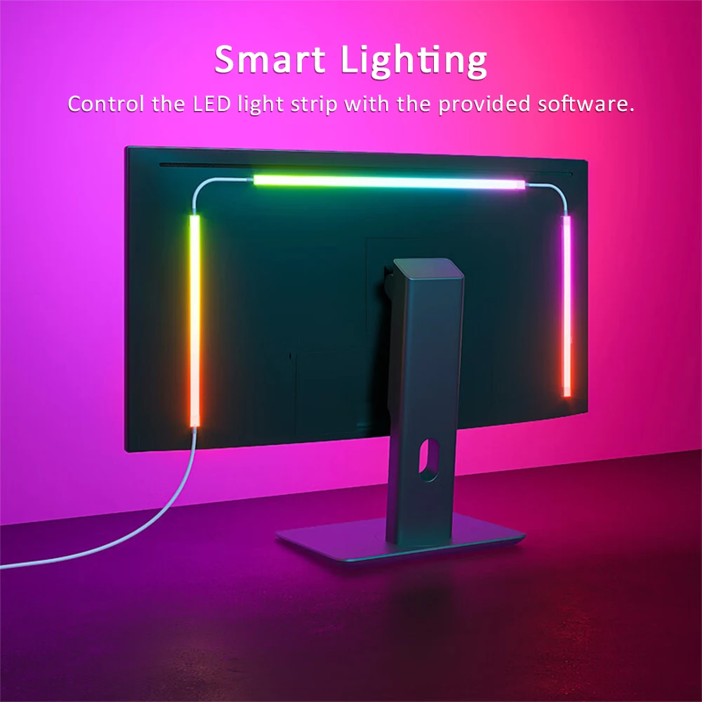 USB Computer Sync Light Strip  - огляд і ціна No Rgb Gaming Pc