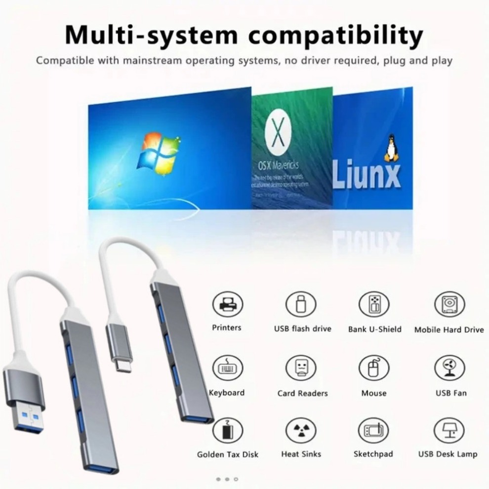 USB 3.0 Hub 4 in 1 USB Hub Hig - огляд і ціна Usb Hub Gaming