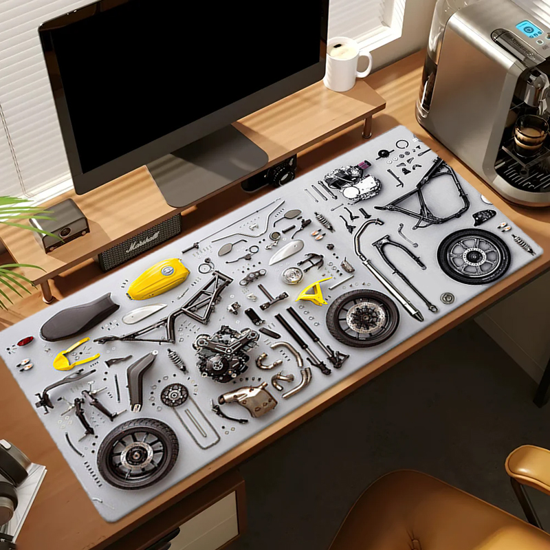 Disassembly Diagram Rubber Mou - огляд і ціна Gaming Desk Mat