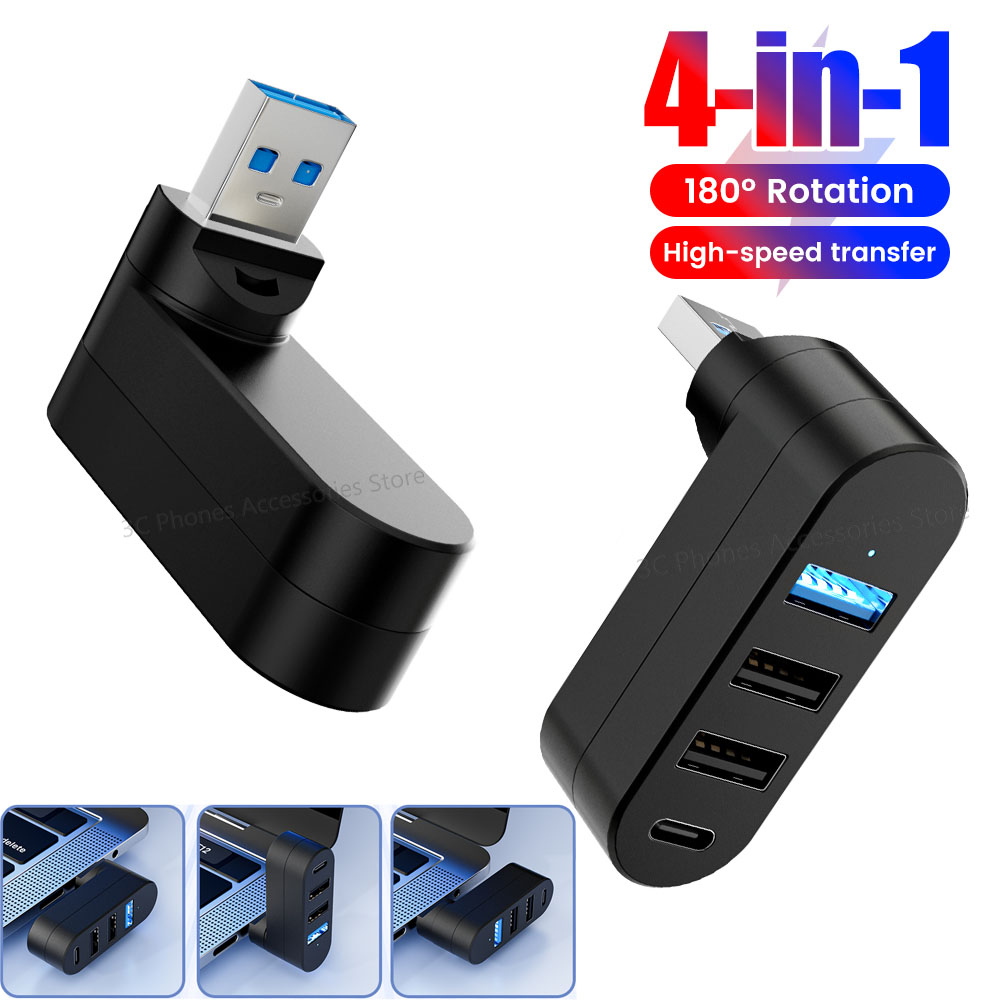 Rotatable USB HUB USB3.0 2.0 T - огляд і ціна Usb Hub Gaming