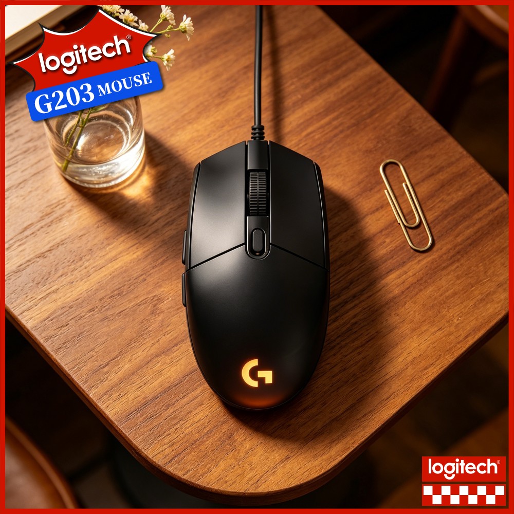 Logitech G203 Wired Gaming Mou - огляд і ціна Logitech Mouse G203