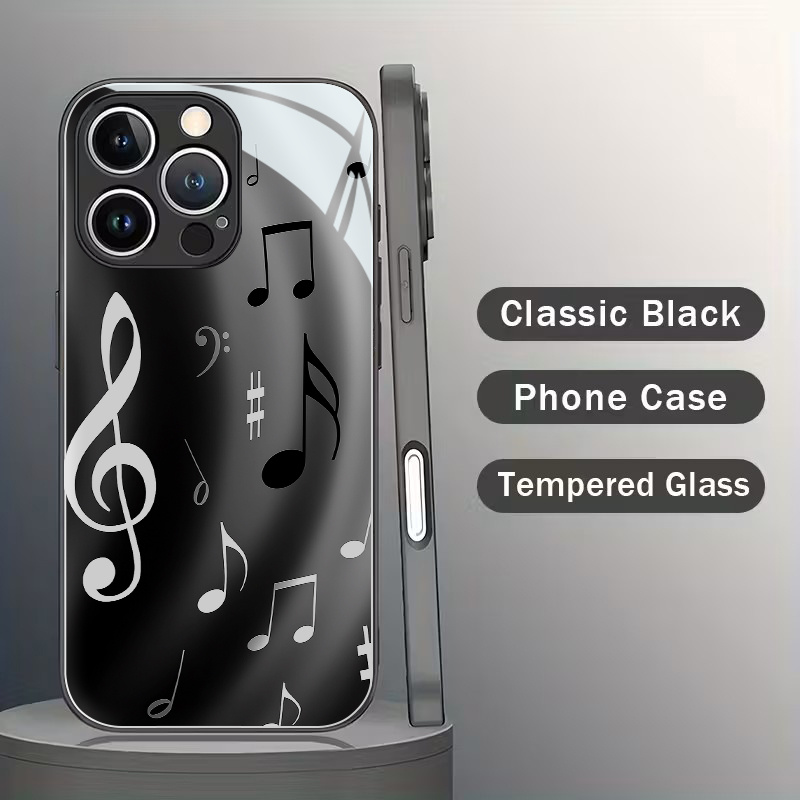 Phone case - On the black temp - огляд і ціна Pc Case Tempered Glass