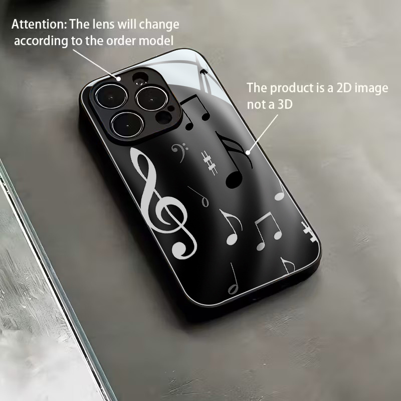 Phone case - On the black temp - огляд і ціна Pc Case Tempered Glass