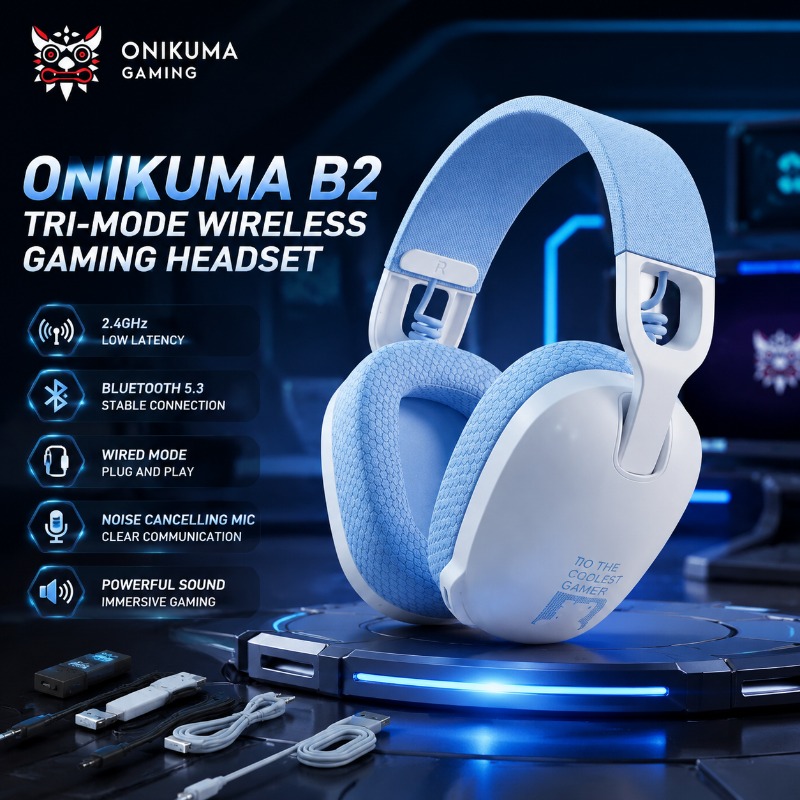 Onikuma B2 Gaming Headphones T - огляд і ціна Pc Gaming Apple
