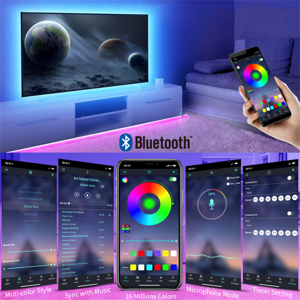 RGB 5050 LED Strip Lights App  - огляд і ціна No Rgb Gaming Pc