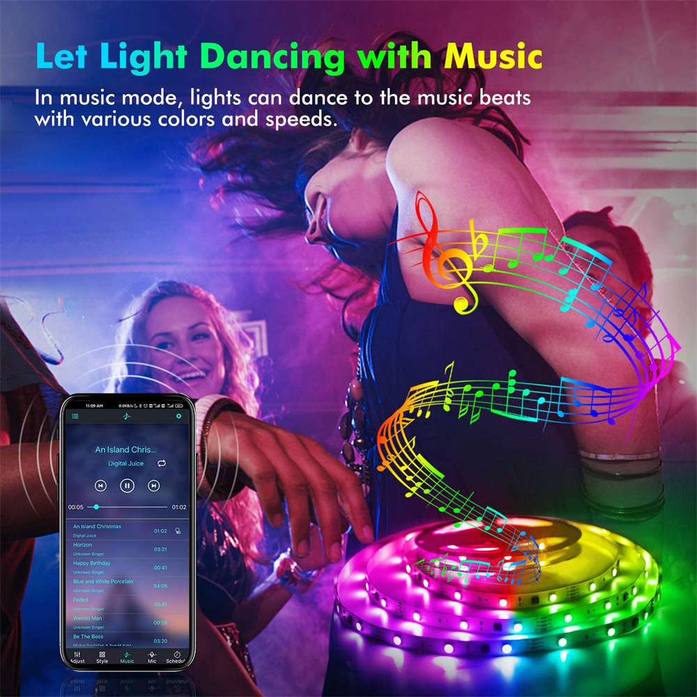 RGB 5050 LED Strip Lights App  - огляд і ціна No Rgb Gaming Pc