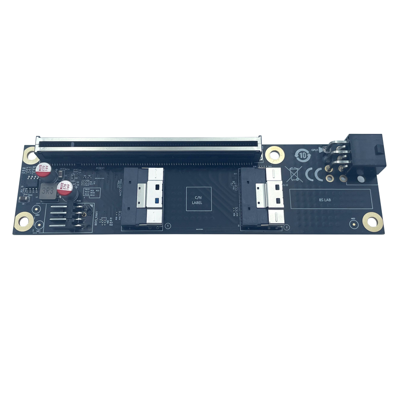 NEW 2 Port SlimSAS 8i x2 to PC - огляд і ціна Gpu Vertical Mount