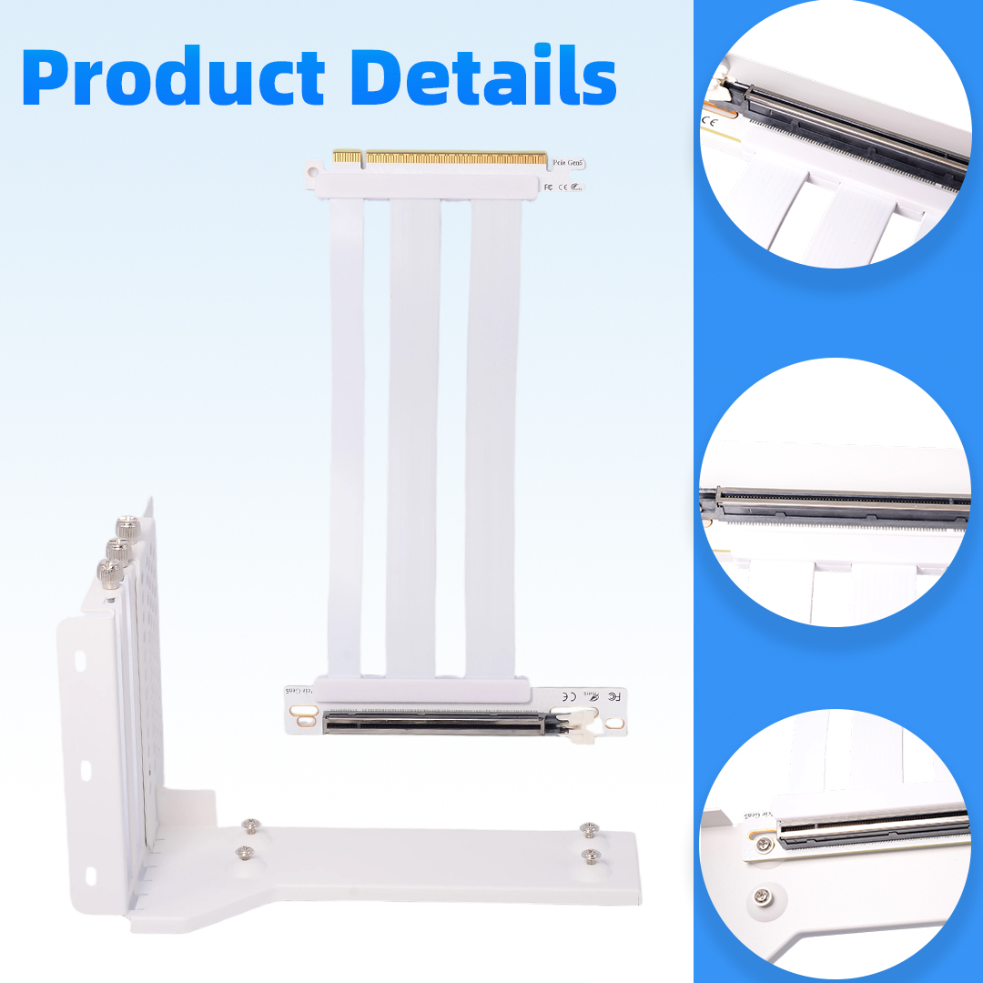 PCIe 3.0 4.0 5.0 GPU Riser Cab - огляд і ціна Gpu Vertical Mount